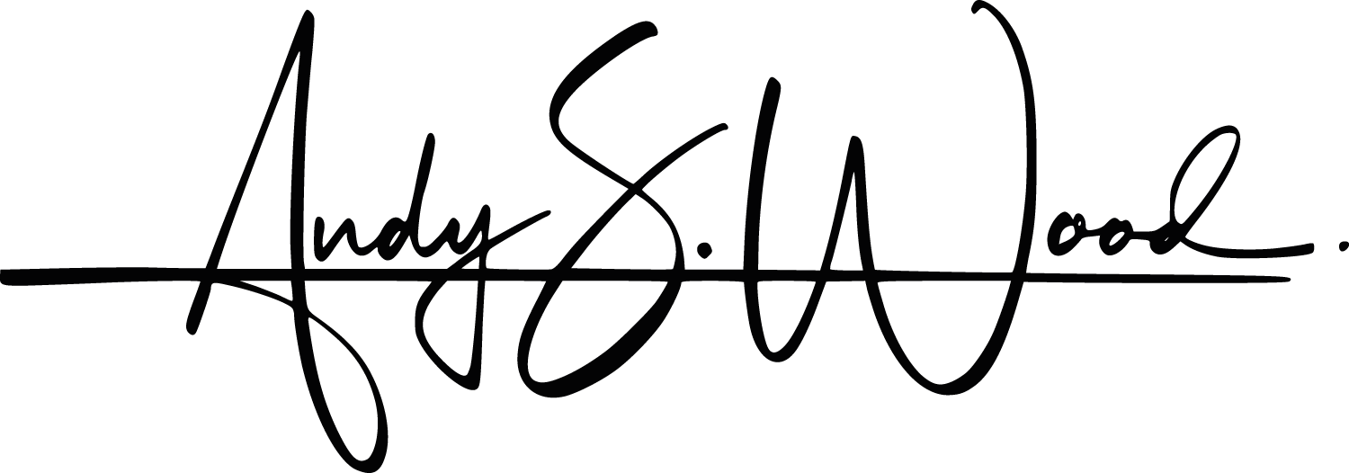 Andy Wood's signature