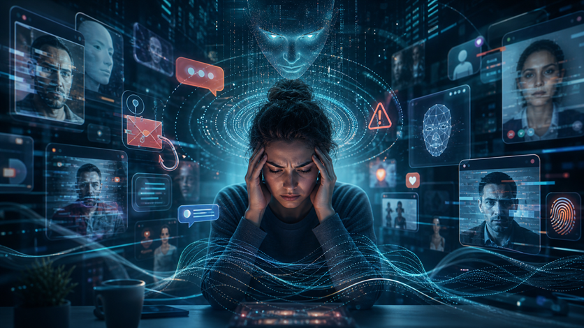 Human Behaviour Under AI-Enabled Adversarial Pressure