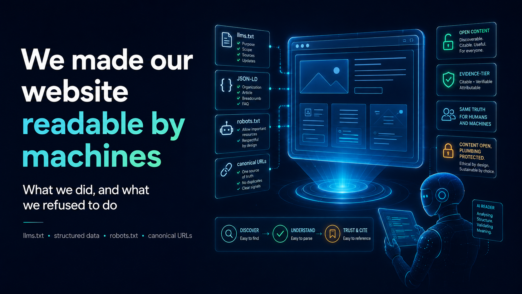 We made our website readable by machines